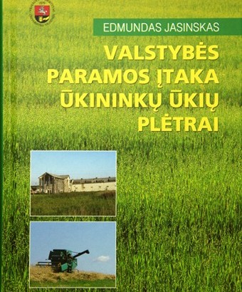 VU KHF Verslo ekonomikos ir vadybos katedros docentas dr. Edmundas Jasinskas išleido monografiją.
